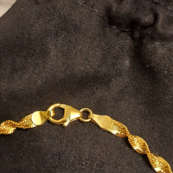 Sterling Silver Debut Twisted Herringbone Bracelet - Picture 3 of 5